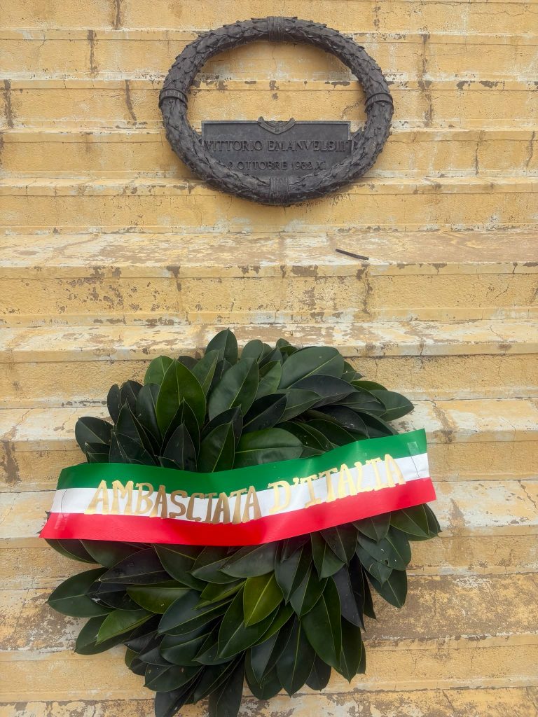 Visita dell’Amb. Di Riso al Sacrario Militare di Adi Quala